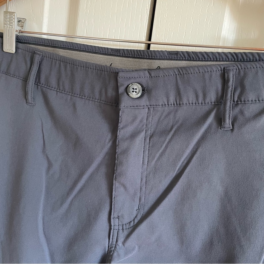 Weatherproof Hybrid Tech Pants Men’s 40x32 Blue Active Casual Tapered Chore - Picture 4 of 14